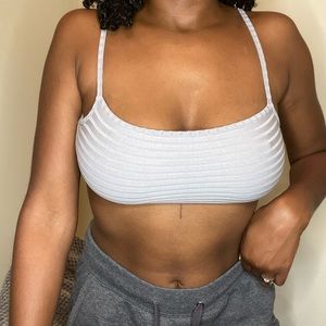 Grey halter top